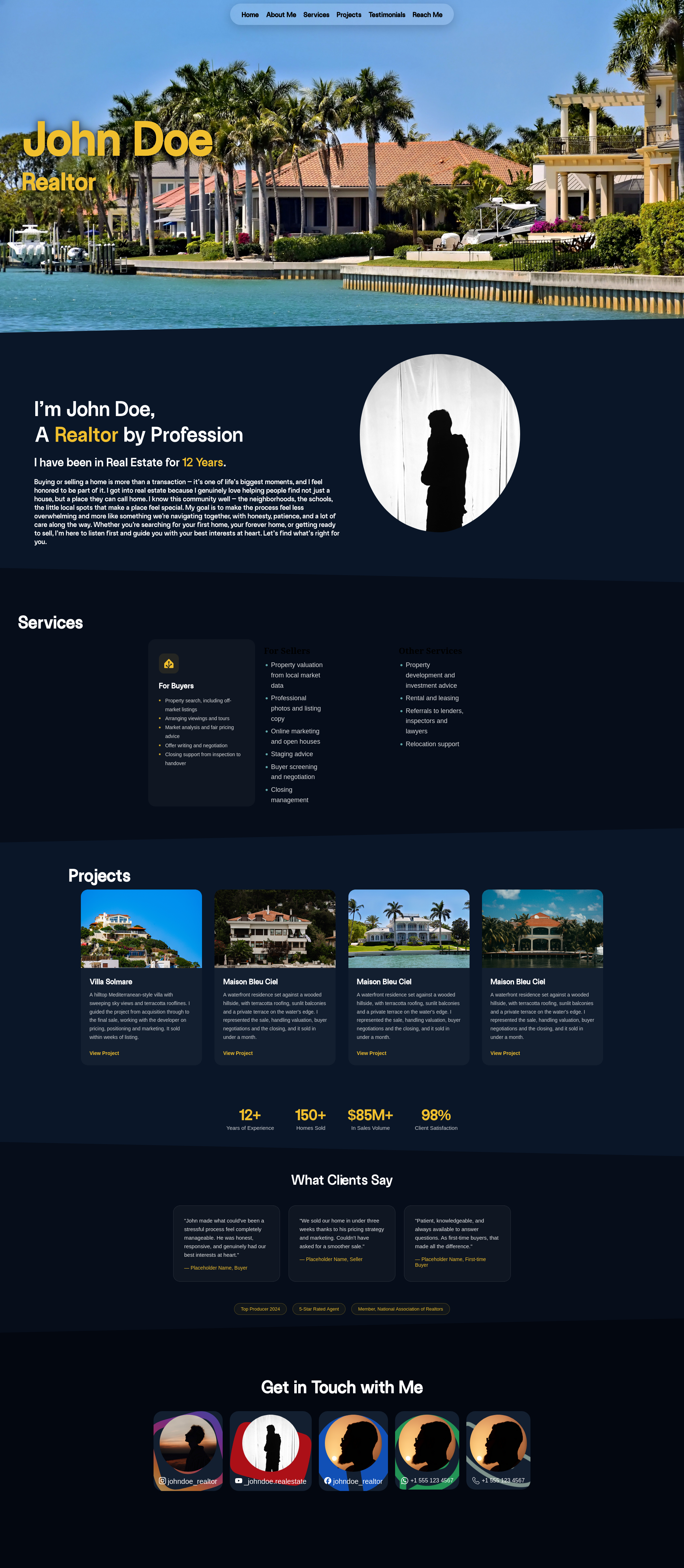 Preview of a Masterdom website template